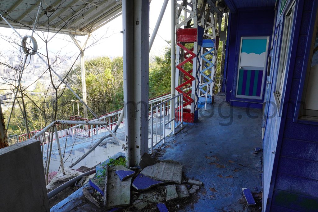 「岡山スカイガーデン（京山ロープウェイ）」山頂駅の現地レポ－2023年3月訪問